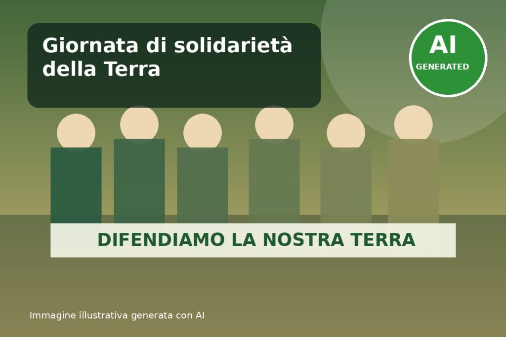 La Giornata di solidarietà della terra – immagine illustrativa generata con AI